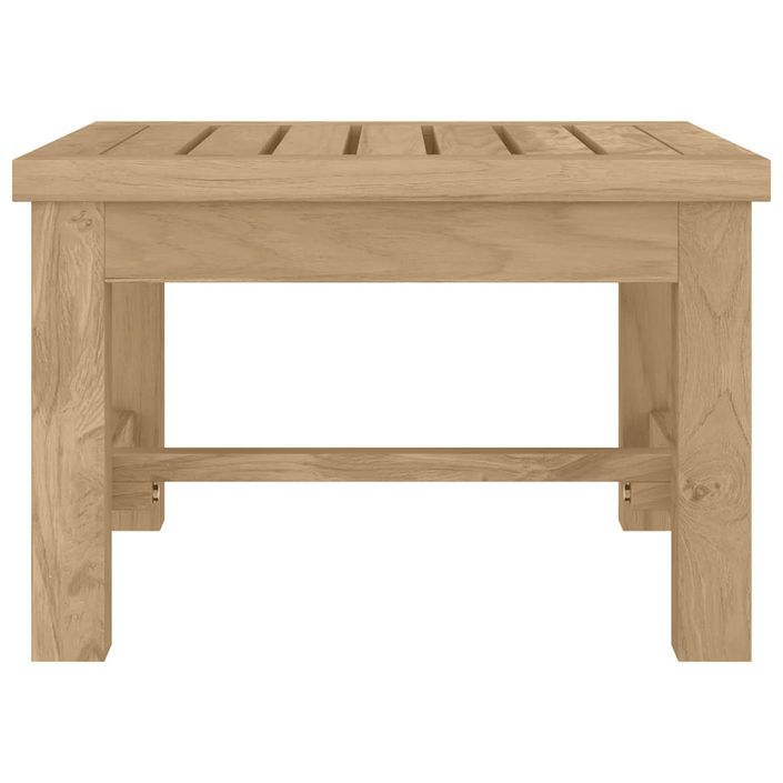 Table basse 45x45x30 cm bois massif de teck - Photo n°3