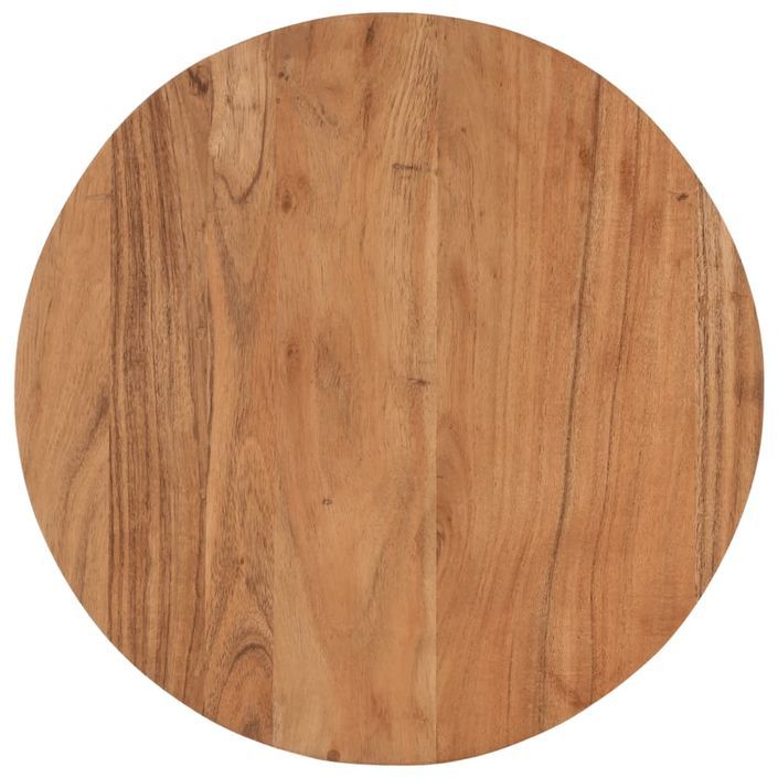 Table basse 45x45x35 cm bois massif acacia et fer - Photo n°3