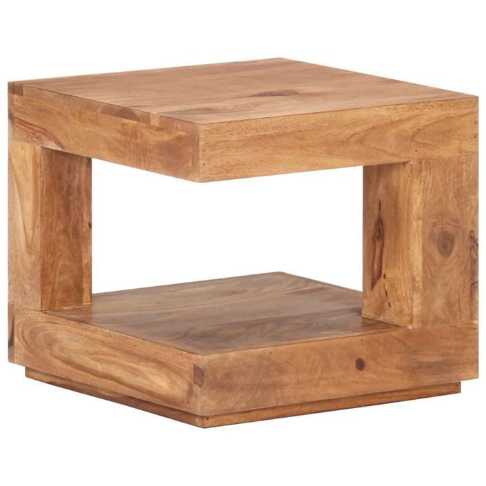 Table basse 45x45x40 cm Bois solide - Photo n°1