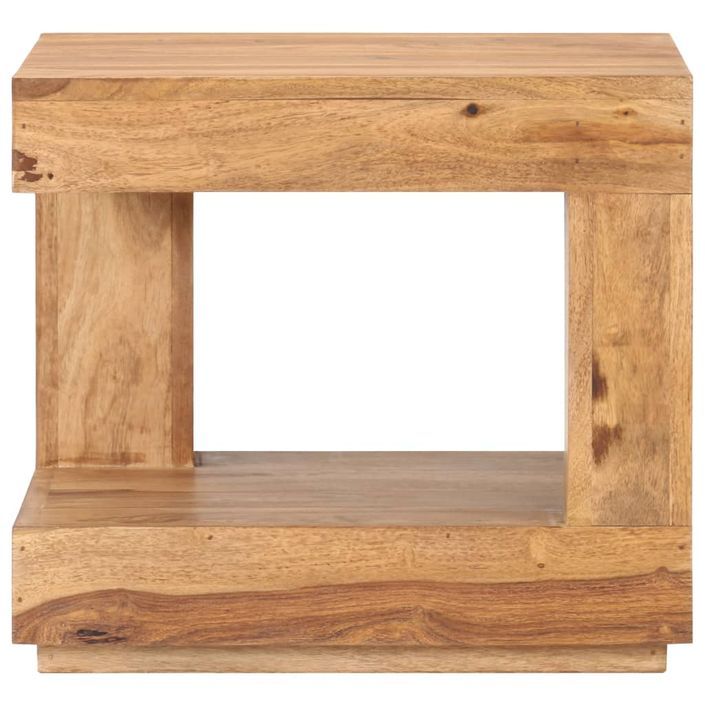 Table basse 45x45x40 cm Bois solide - Photo n°2