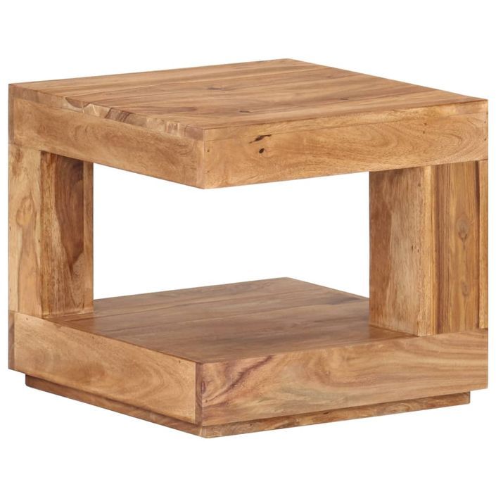 Table basse 45x45x40 cm Bois solide - Photo n°8