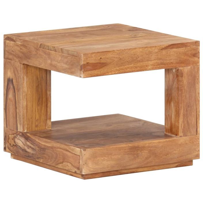 Table basse 45x45x40 cm Bois solide - Photo n°9