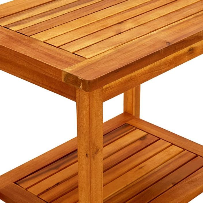 Table basse 50x35x45 cm Bois d'acacia solide - Photo n°6