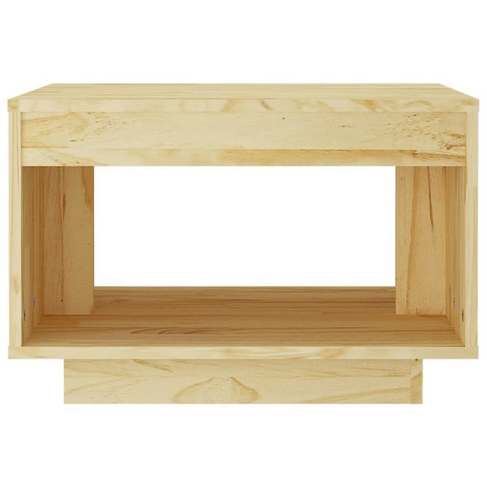 Table basse 50x50x33,5 cm Bois de pin massif - Photo n°5