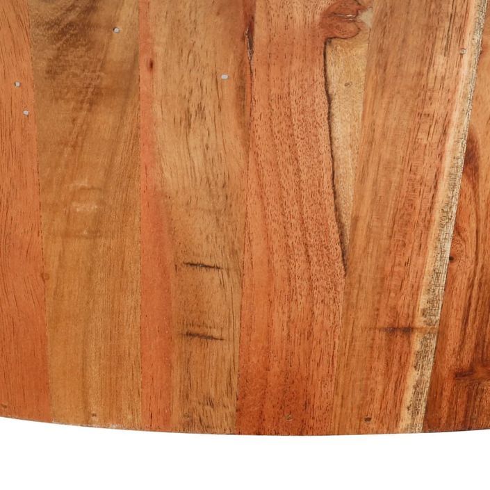 Table basse Ø52x30 cm bois d'acacia massif - Photo n°5