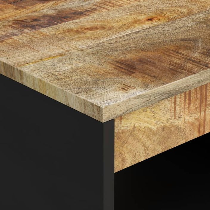 Table basse 55x50x40 cm bois de manguier massif - Photo n°5