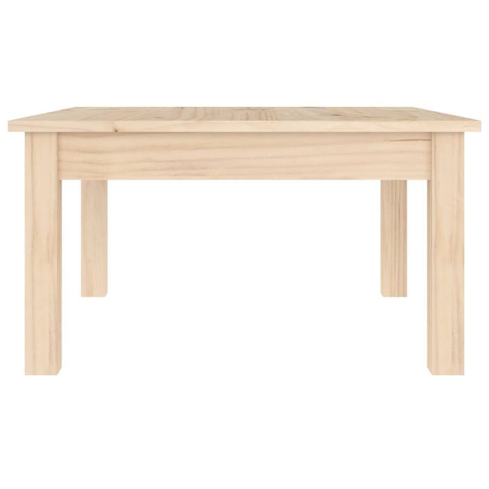 Table basse 55x55x30 cm Bois massif de pin - Photo n°3