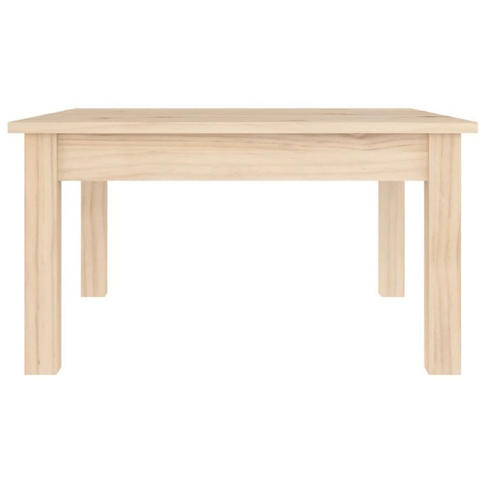 Table basse 55x55x30 cm Bois massif de pin - Photo n°4