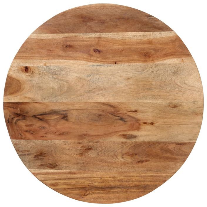 Table basse 55x55x45 cm bois massif acacia et fer - Photo n°3