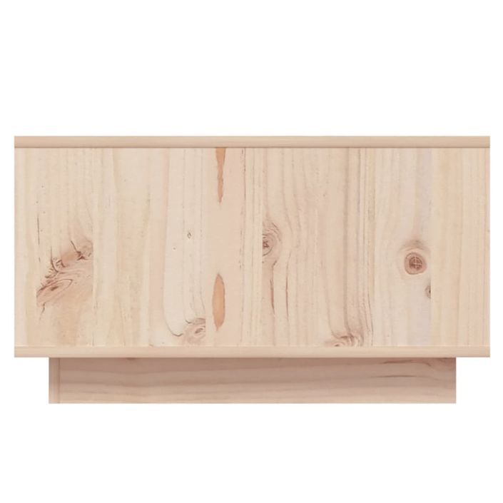 Table basse 55x56x32 cm Bois massif de pin - Photo n°5