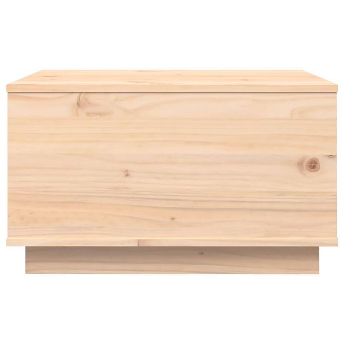 Table basse 60x50x35 cm Bois massif de pin - Photo n°6