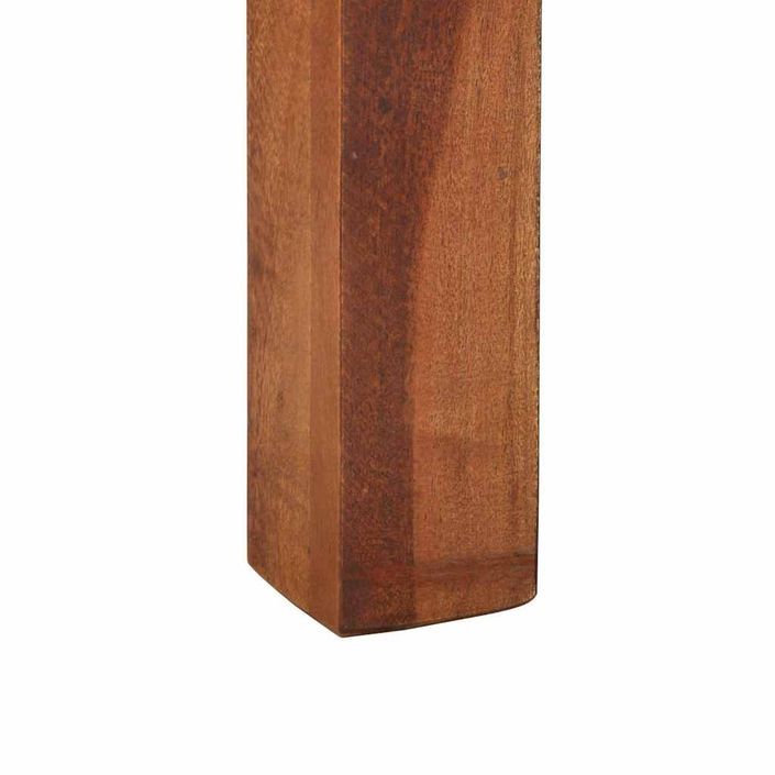 Table basse 60x60x35 cm bois massif d'acacia - Photo n°7