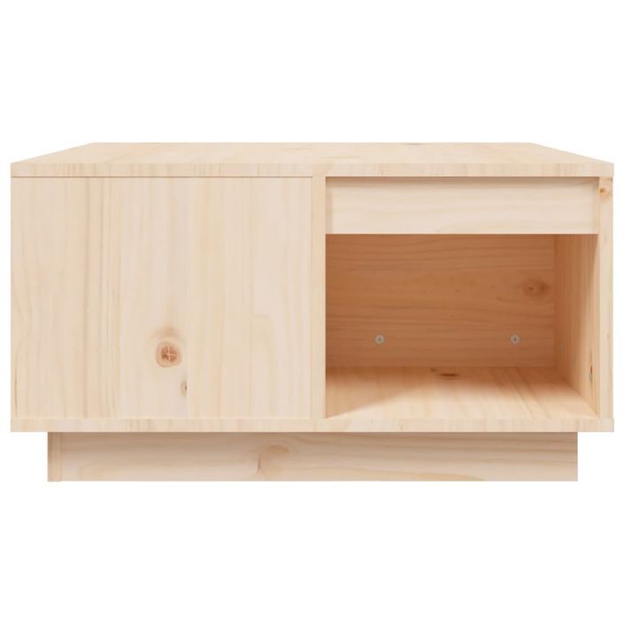 Table basse 60x61x32,5 cm Bois massif de pin - Photo n°6