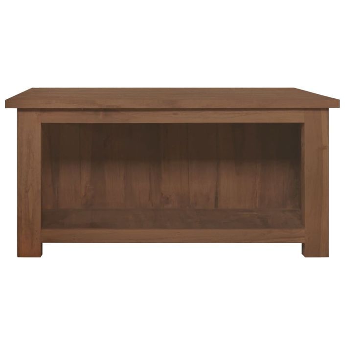 Table basse 68x68x33 cm Bois de teck solide - Photo n°4