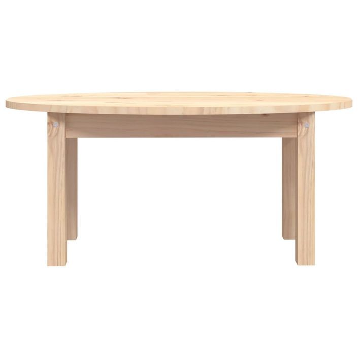 Table basse 80x40x35 cm Bois massif de pin - Photo n°5