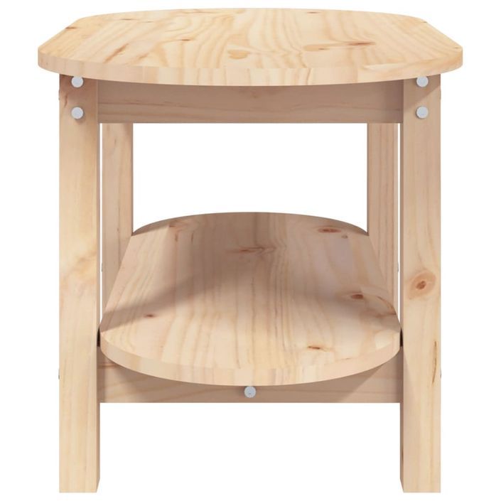 Table basse 80x45x45 cm Bois massif de pin - Photo n°6