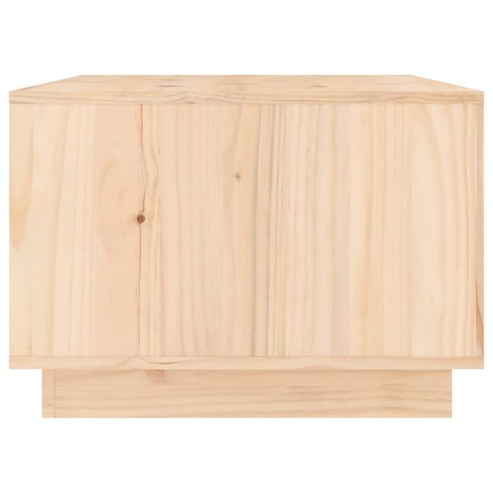 Table basse 80x50x35 cm Bois massif de pin - Photo n°7