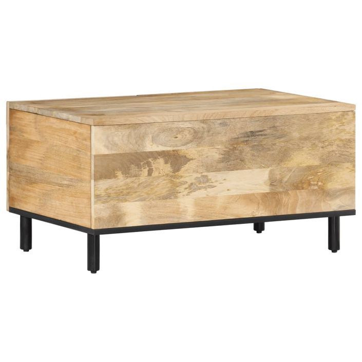 Table basse 80x50x40 cm bois de manguier massif - Photo n°7