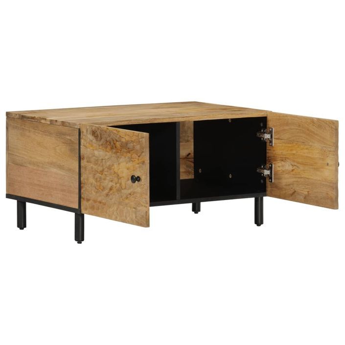 Table basse 80x50x40 cm bois de manguier massif - Photo n°2