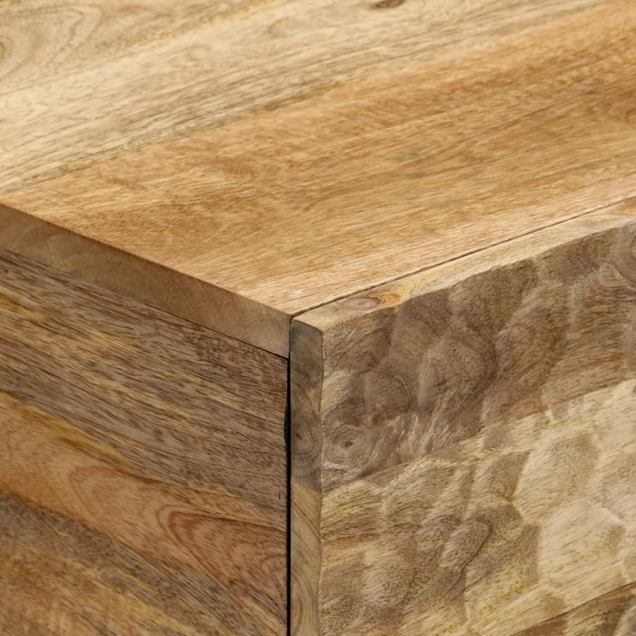 Table basse 80x50x40 cm bois de manguier massif - Photo n°7
