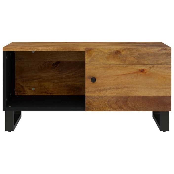 Table basse 80x50x40 cm Bois de manguier solide et d'ingénierie - Photo n°4