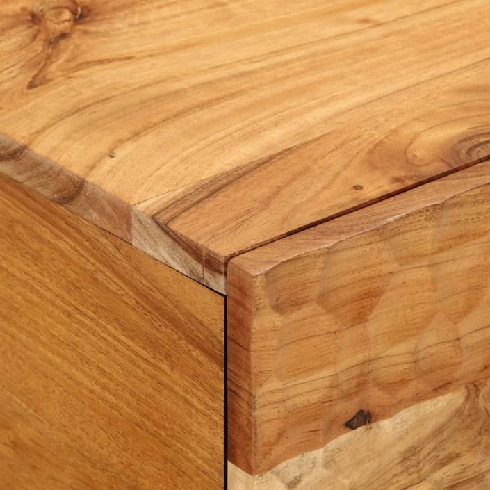 Table basse 80x50x40 cm bois massif d'acacia - Photo n°9