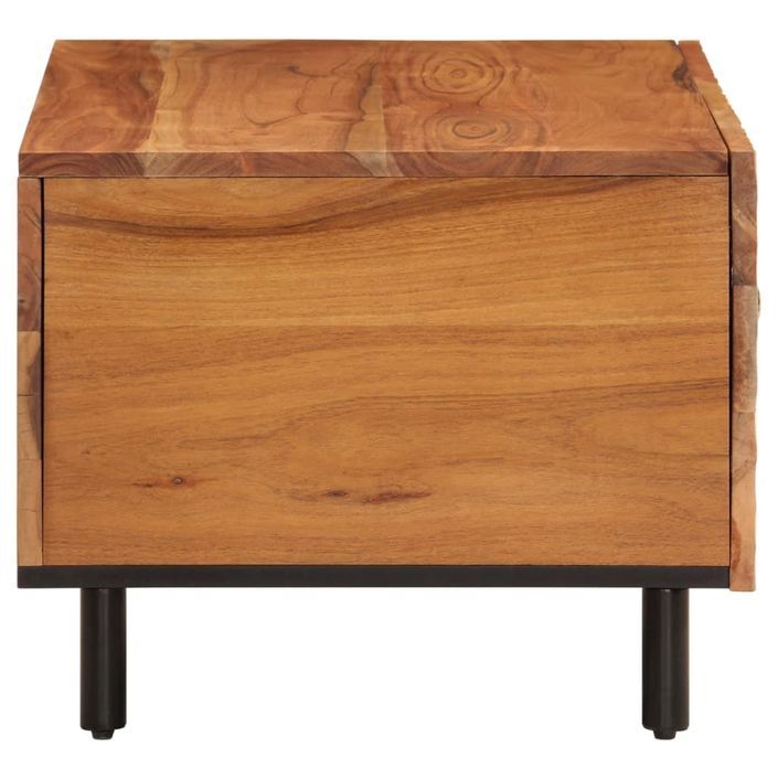 Table basse 80x50x40 cm bois massif d'acacia - Photo n°6