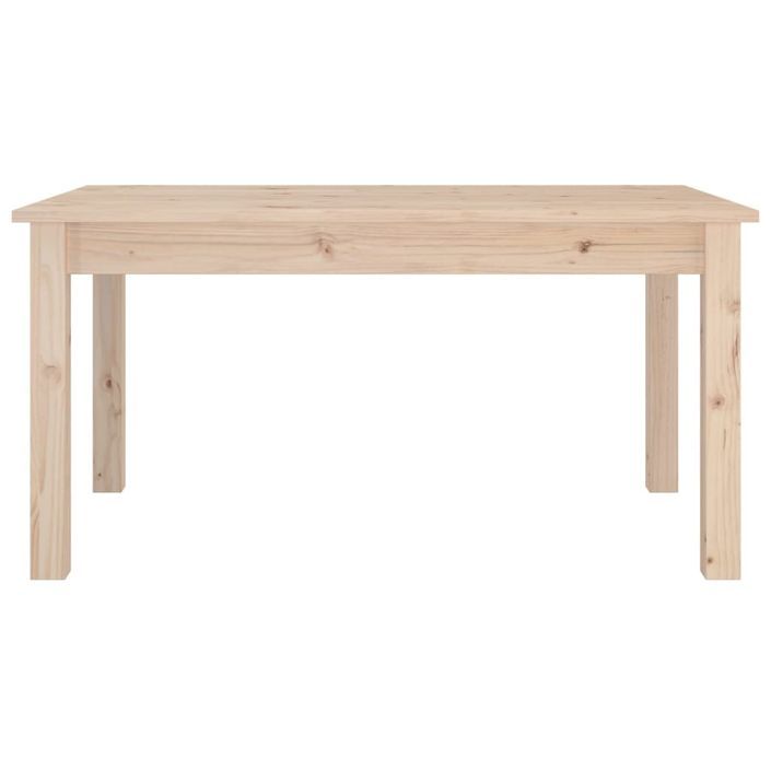 Table basse 80x50x40 cm Bois massif de pin - Photo n°3