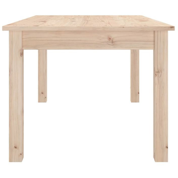 Table basse 80x50x40 cm Bois massif de pin - Photo n°4