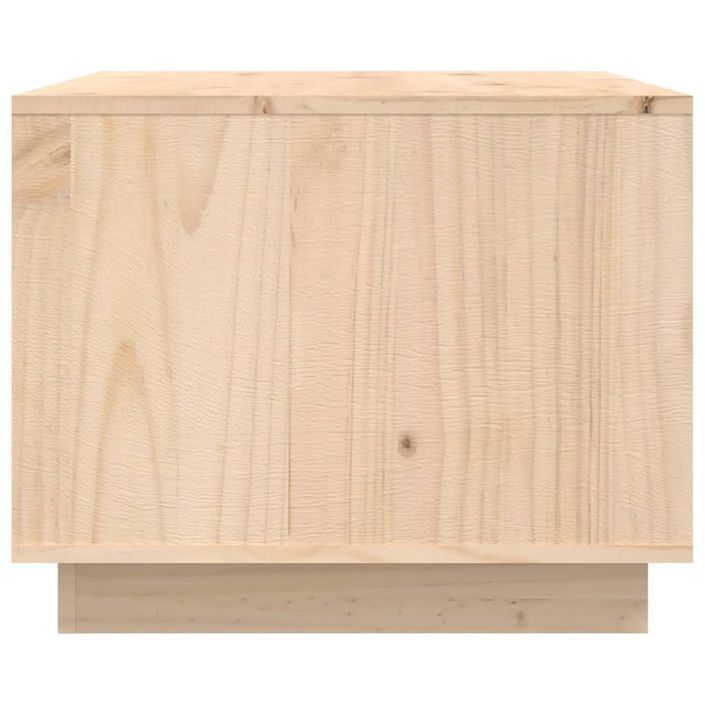 Table basse 80x50x40 cm Bois massif de pin - Photo n°7