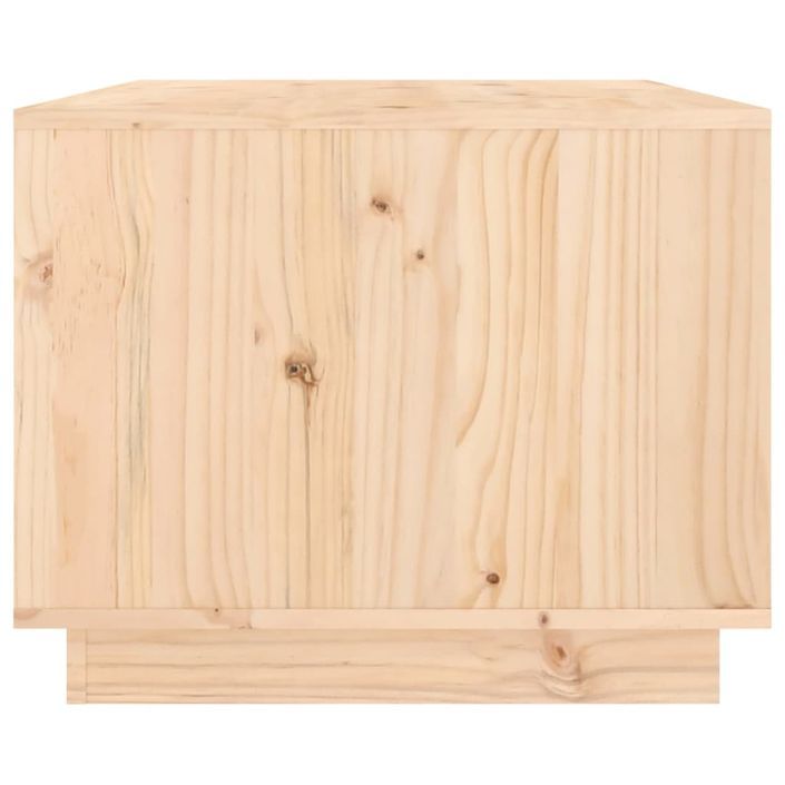 Table basse 80x50x40 cm Bois massif de pin - Photo n°6