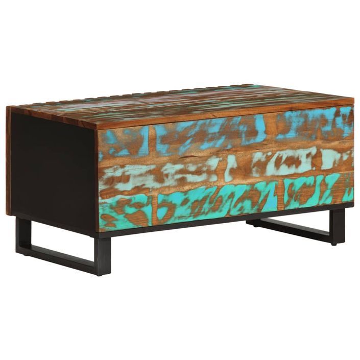 Table basse 80x51x40 cm bois massif d'acacia - Photo n°4