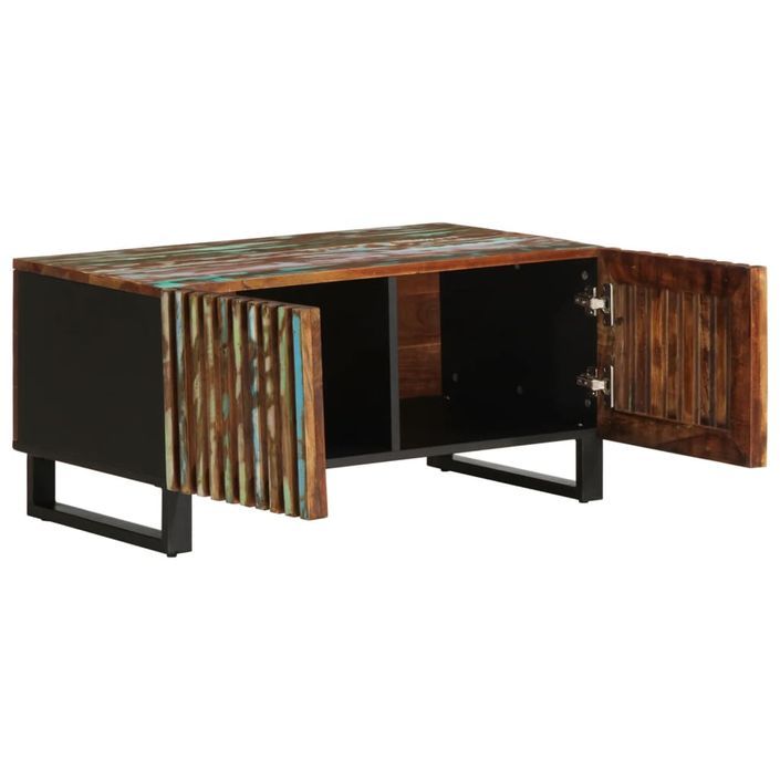 Table basse 80x51x40 cm bois massif d'acacia - Photo n°5