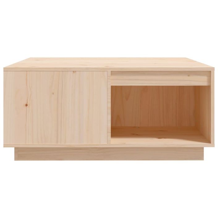 Table basse 80x81x36,5 cm Bois massif de pin - Photo n°5