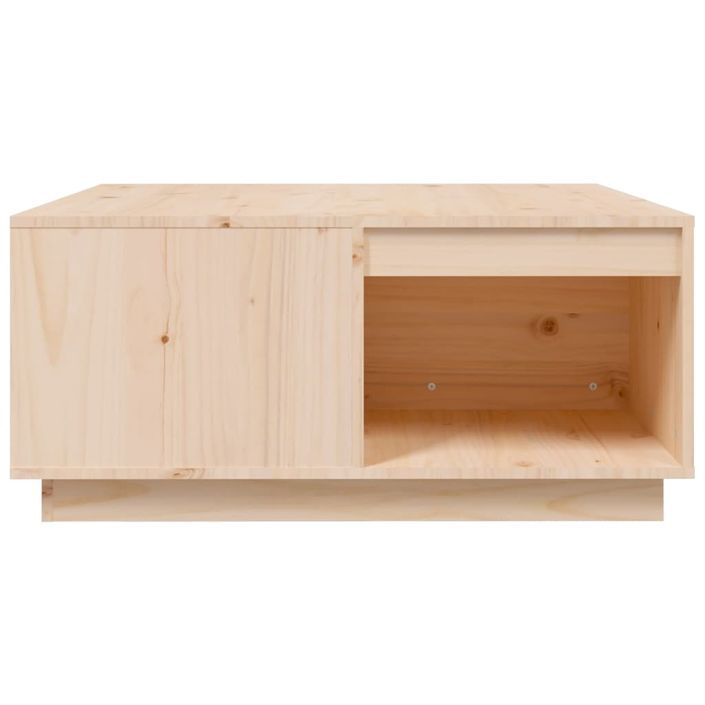 Table basse 80x81x36,5 cm Bois massif de pin - Photo n°6