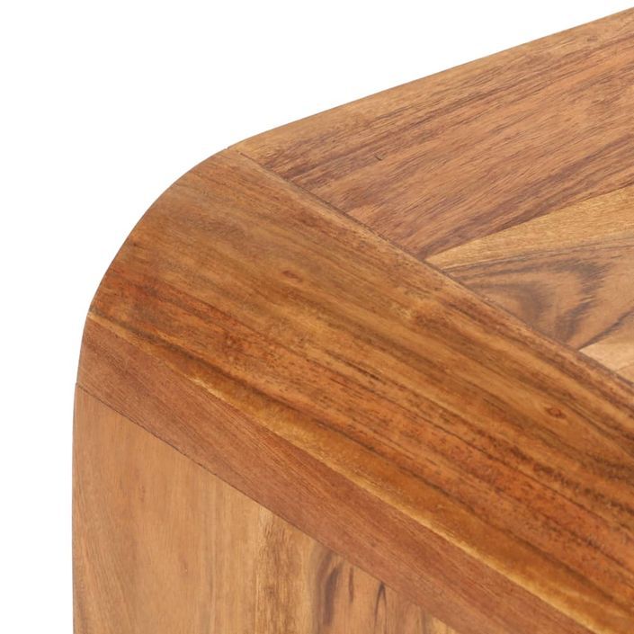 Table basse 90x50x30 cm Bois d'acacia massif - Photo n°6