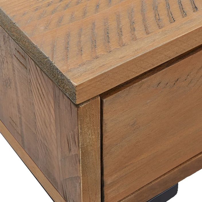 Table basse 90x50x35 cm Bois de pin massif - Photo n°6