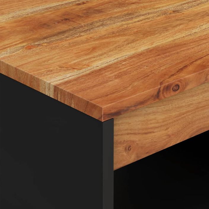 Table basse 90x50x40 cm bois d'acacia massif - Photo n°5