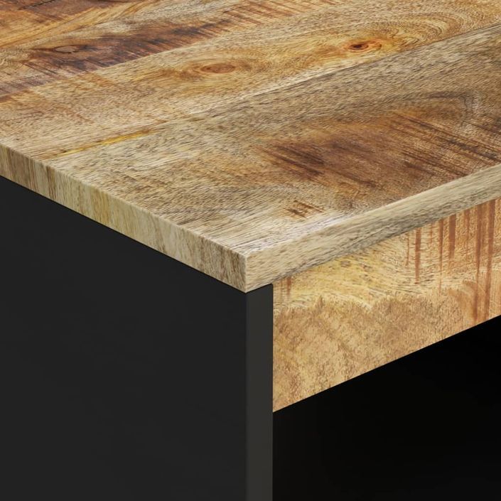 Table basse 90x50x40 cm bois de manguier massif - Photo n°5