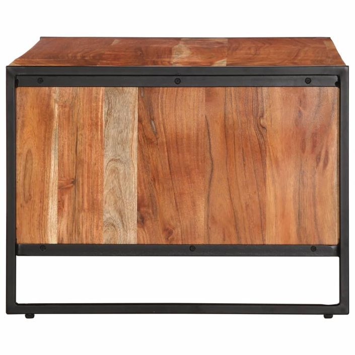 Table basse 90x55x40 cm bois massif d'acacia - Photo n°6