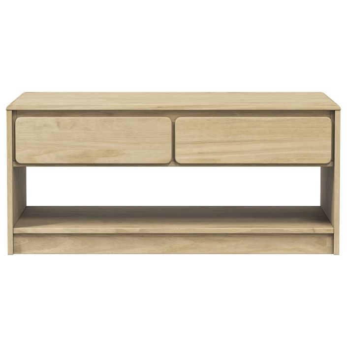 Table basse 99x55x45 cm bois de pin massif - Photo n°1