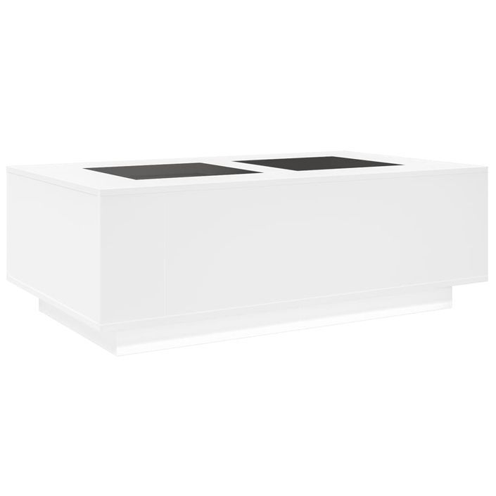 Table basse avec LED infini blanc 116x69x40 cm - Photo n°8