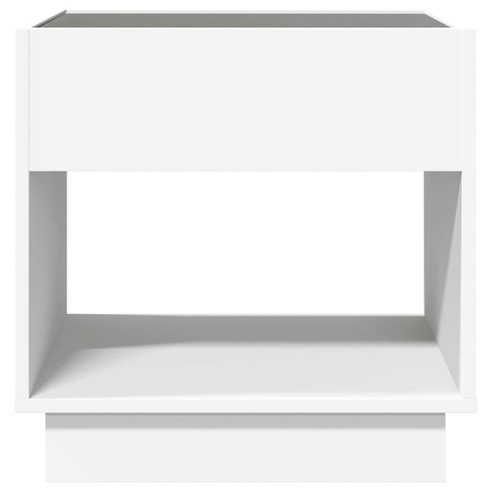 Table basse avec LED infini blanc 50x50x50 cm - Photo n°6