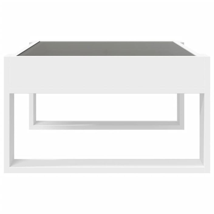 Table basse avec LED infini blanc 70x53x30 cm - Photo n°7