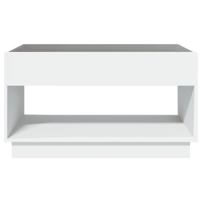 Table basse avec LED infini blanc 90x50x50 cm - Photo n°6