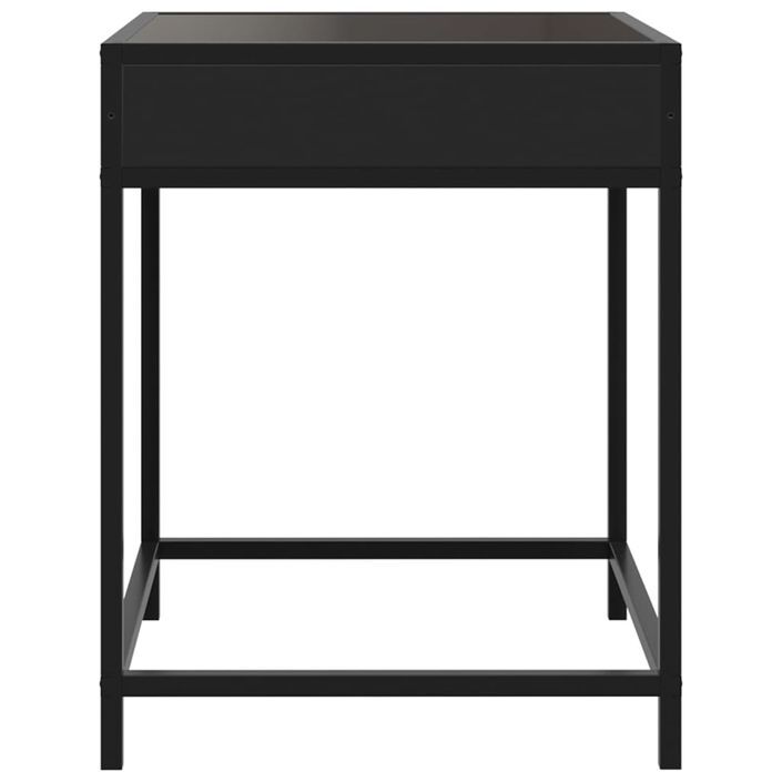 Table basse avec LED Infinity noir 40x40x51 cm - Photo n°7