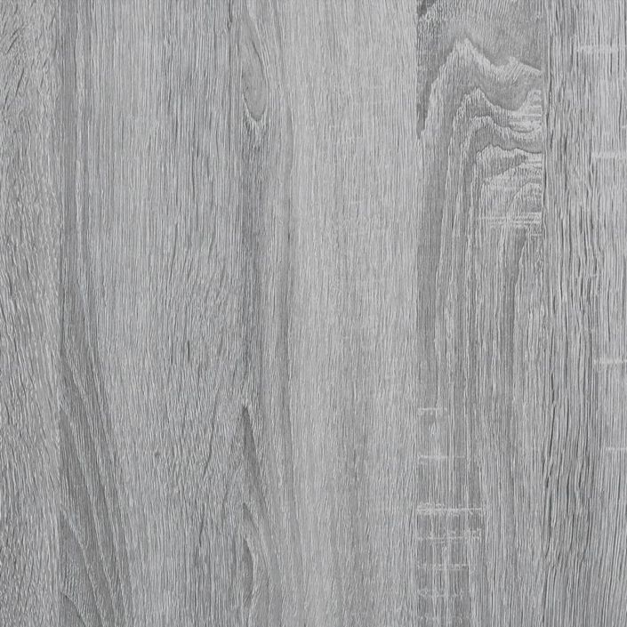Table basse avec portes en verre sonoma gris 68x50x42 cm - Photo n°10