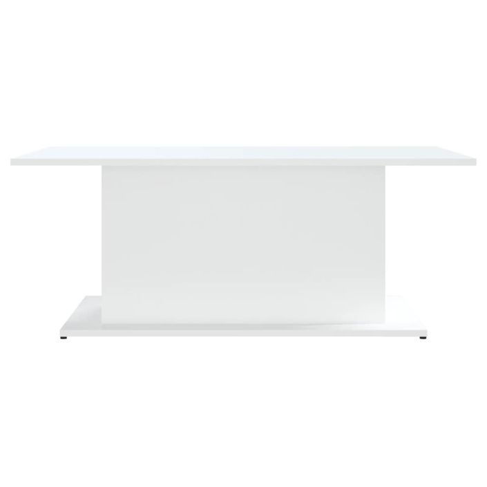 Table basse Blanc 102x55,5x40 cm - Photo n°3