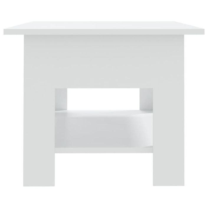 Table basse Blanc 102x55x42 cm - Photo n°4