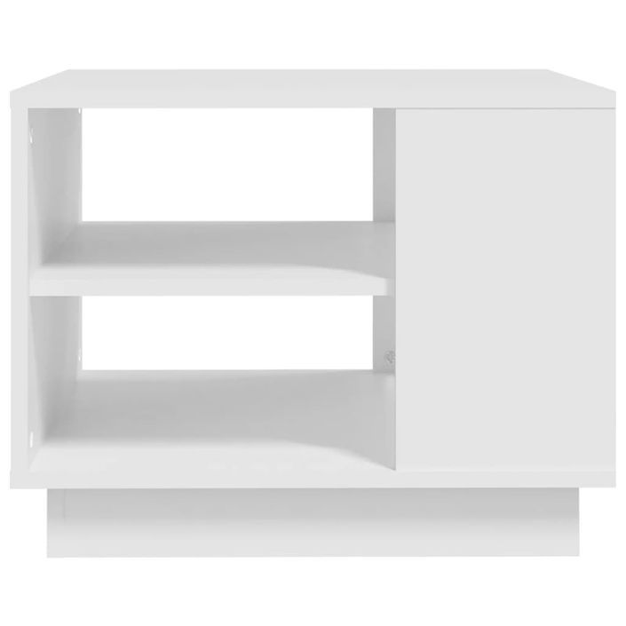 Table basse Blanc 55x55x43 cm - Photo n°5